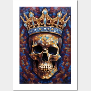 CROWN SKULL HOME DECOR Posters and Art